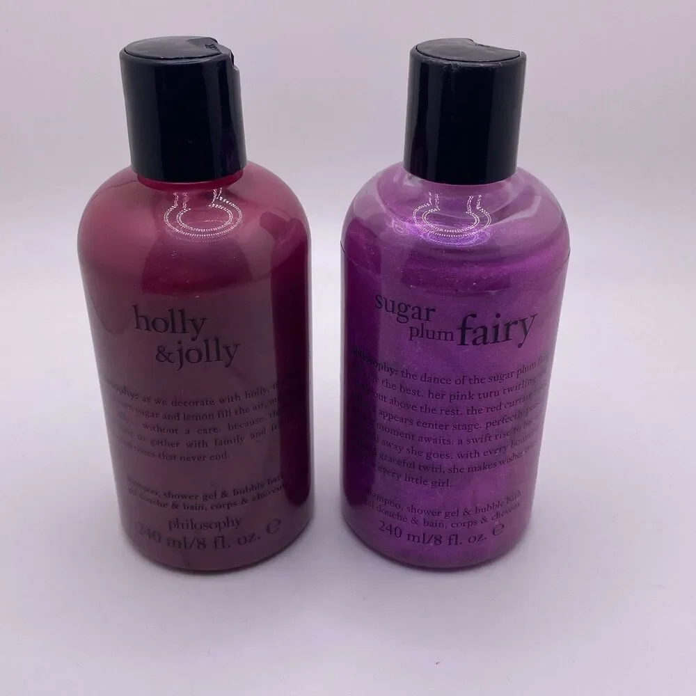 Philosophy Holly&Jolly/Sugar Plum Fairy Shampoo, Shower Gel & Bubble Bath